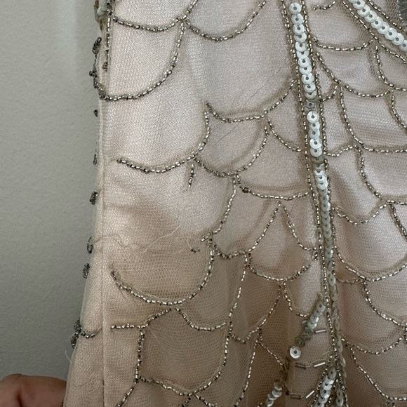 Sue Wong Nocturne Beaded Fringe Dress 2 Art Deco Gatsby Flapper 1920s - Picture 15 of 16